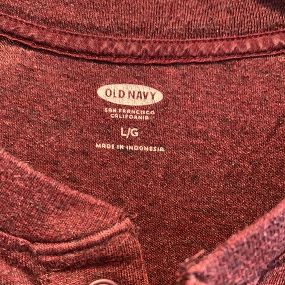 Old navy, Henley shirt, Size large - Picture 2 of 3